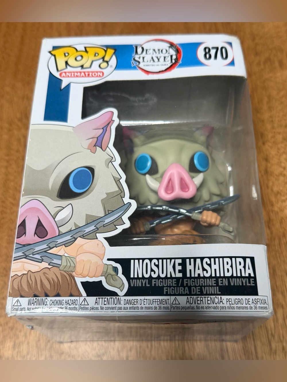 Funko Pop Vinyl # 870 Demon Slayer  - Inosuke Hashibira